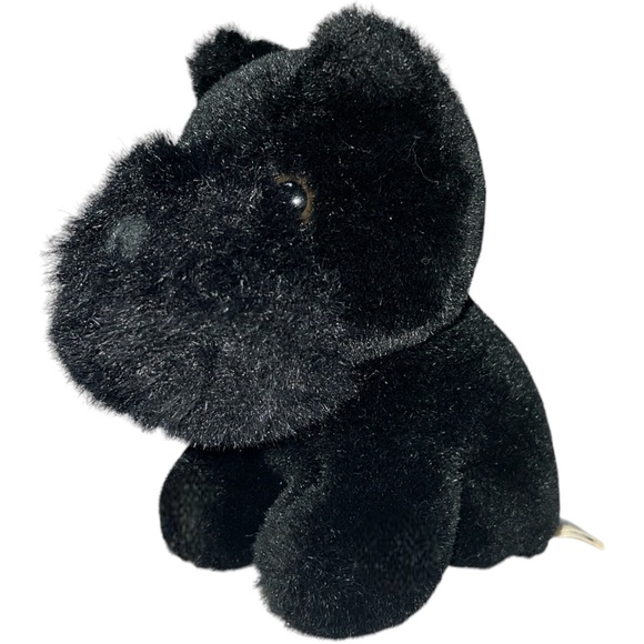 Mothercare Black West Highland Terrier Westie Dog Plush Soft Toy Lovey Vintage - Picture 1 of 8